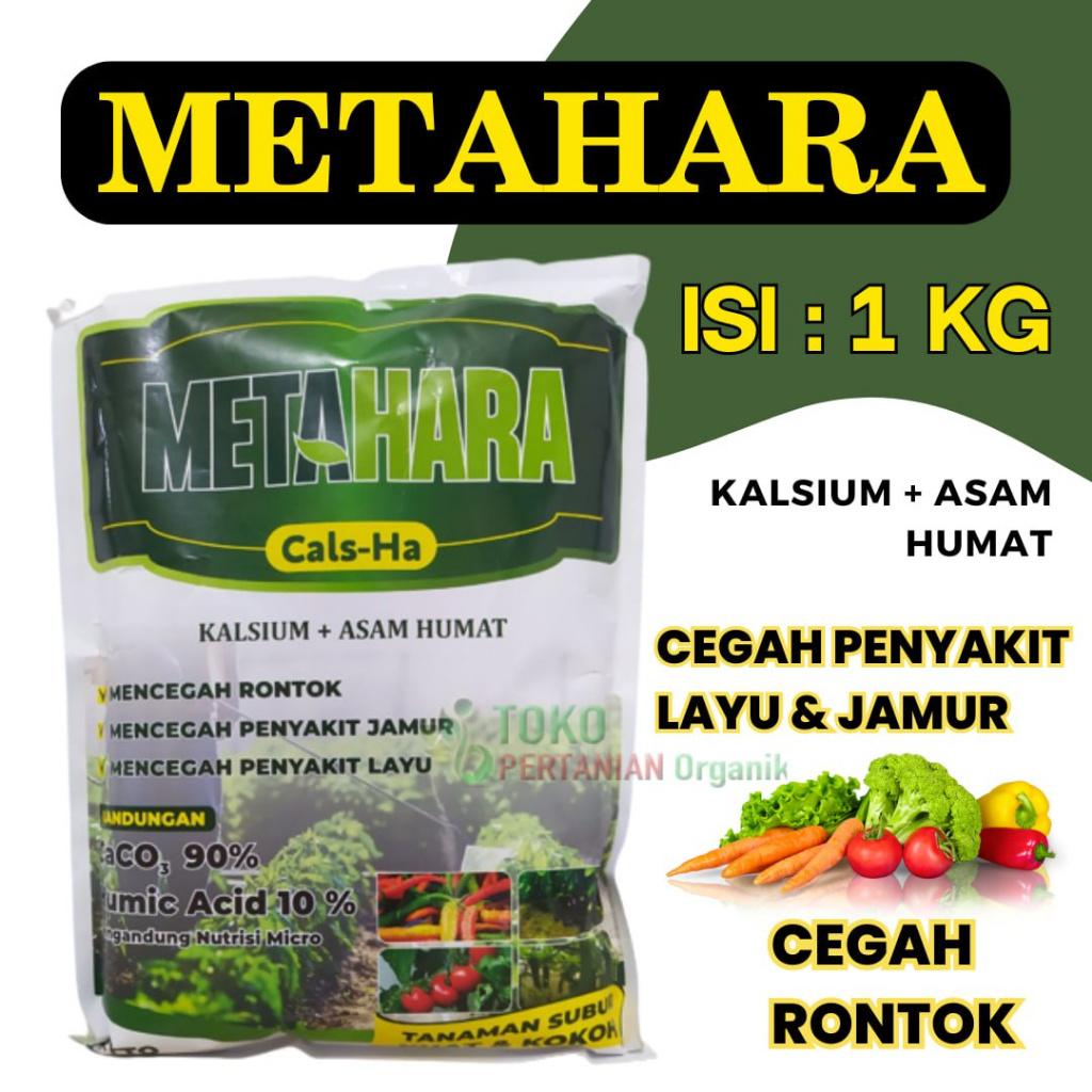 Pupuk Kalsium Plus Asam humat anti rontok bunga dan buah cabe Cals Ha, Obat meningkatkan ph tanah pa