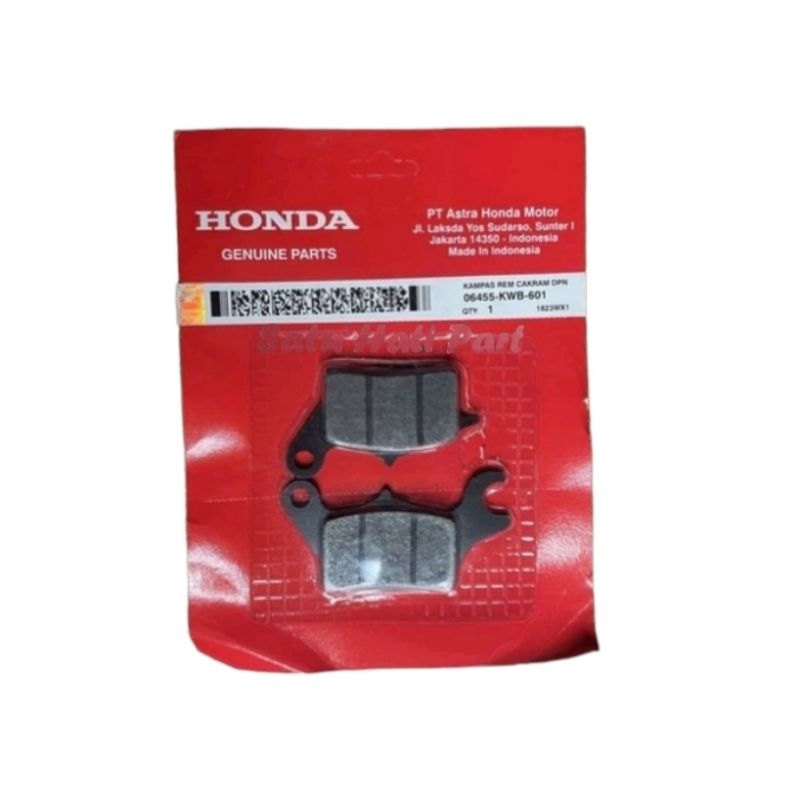 DISPAD / KANVAS REM CAKRAM DEPAN BLADE 110 / REVO 110 F1 / SUPRA X 125 F1 NEW HONDA