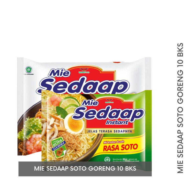 

Mie Sedaap Soto Goreng 10 bks