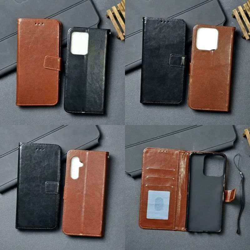 VIVO Y16 VIVO Y17 VIVO Y21 VIVO Y21S VIVO Y21 2022 CASE  FLIP LEATHER - FLIP WALLET CASE - CASE KULI