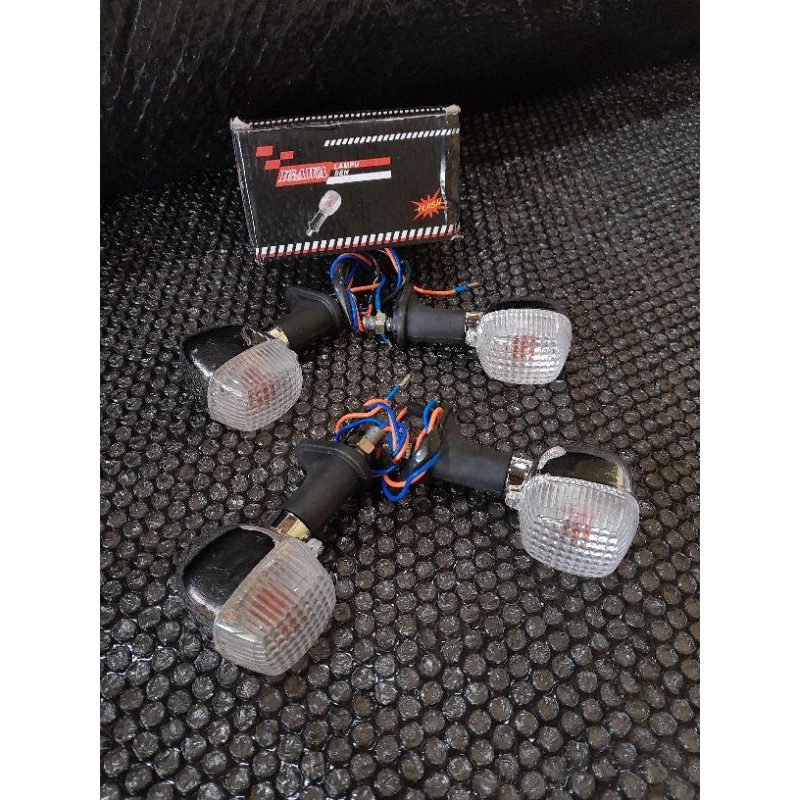 sein ninja r crom detail original riting ninja r crom model original lampu sein ninja r crom