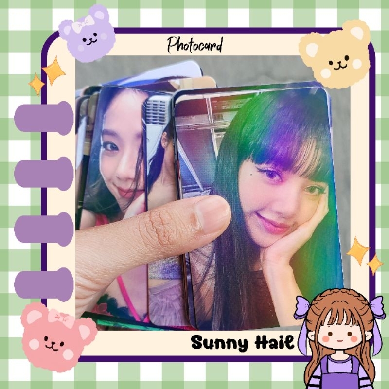 4 pcs Blackpink Photocard Hologram | Photocard KPop Blackpink