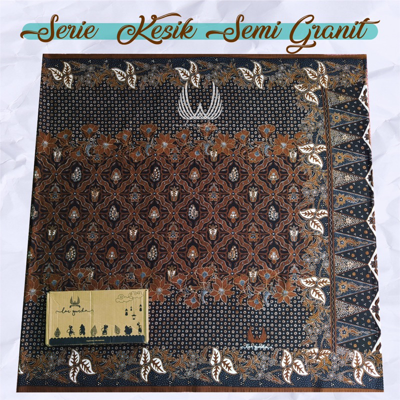 NEW ARRIVAL  Sarung Batik LarGurda Serie Kesik Semi Granit (Motif Truntum Sidomulyo)