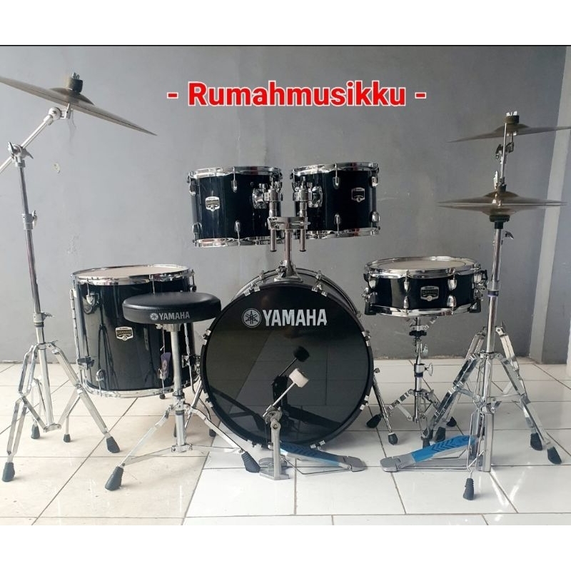 Drum set Yamaha Gigmaker Full Original dengan Cymbal Set Paiste