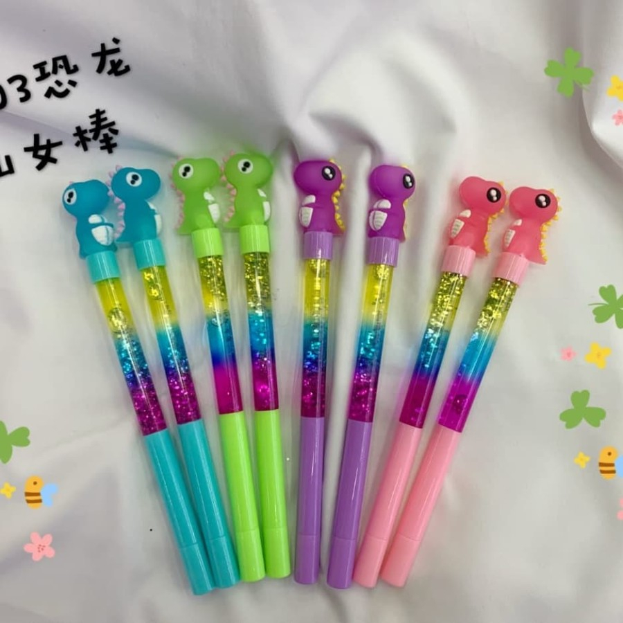 

pen gel dino air gliter