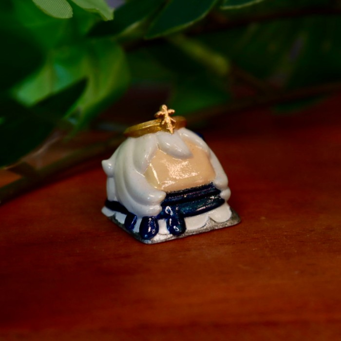 Paimon genshin artisan keycaps genshin impact god of time keycap