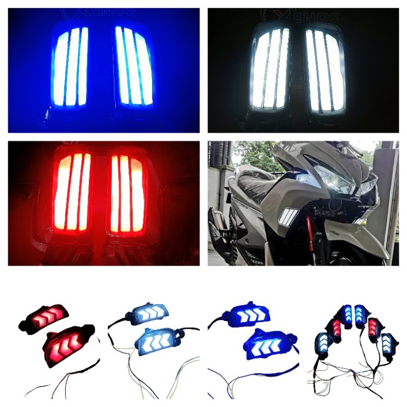 LAMPU SEIN LED XENOS YAMAHA AEROX 155 OLD/ LAMA SEN DEPAN AEROX