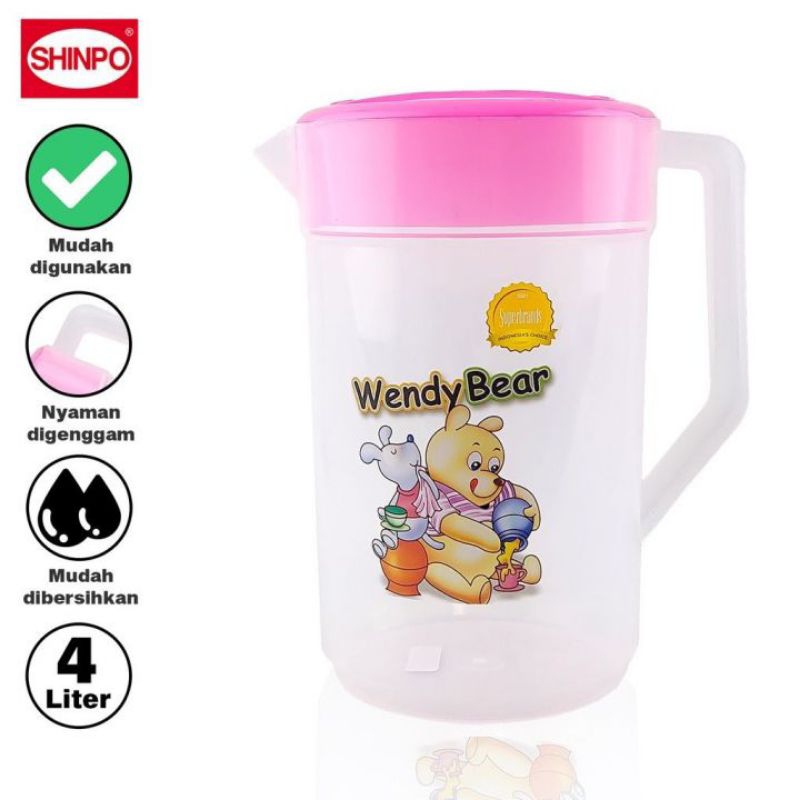 Teko Air 4 Liter Shinpo Plastik