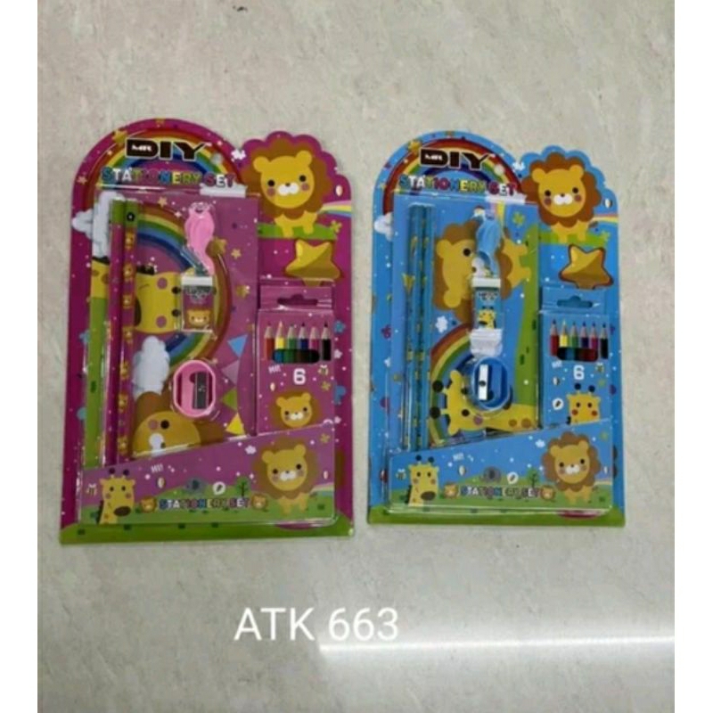 

Paket Alat Tulis 663 Stationery Set Pensil Warna Kado Souvenir Ulang Tahun Anak
