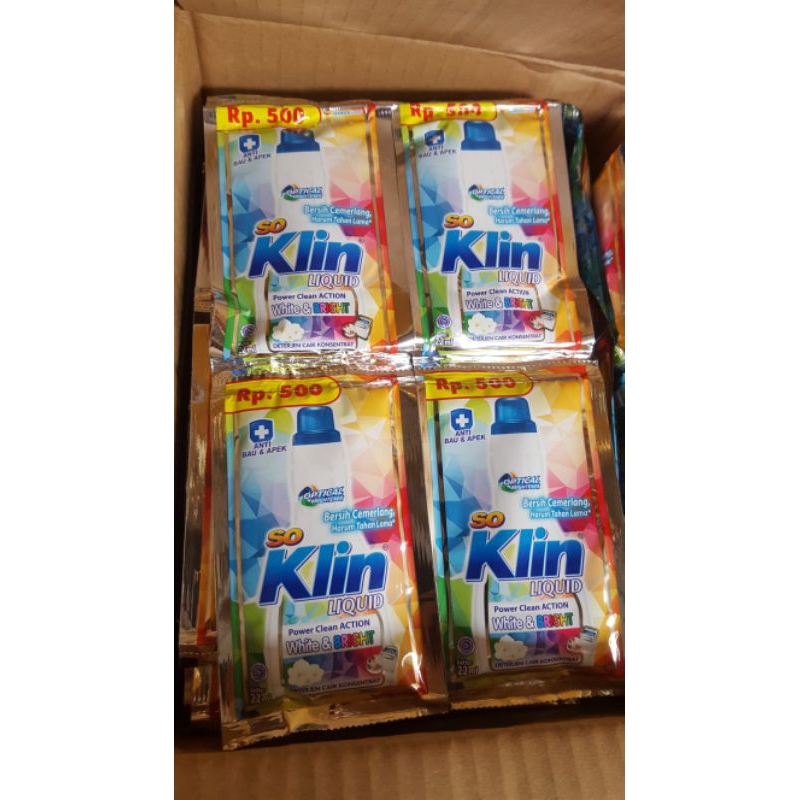 SOKLIN LIQUID RENCENG 500an | SOKLIN CAIR 1karton