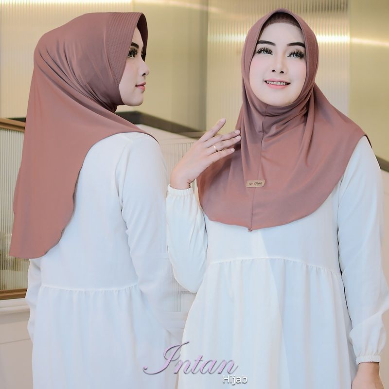 jilbab instan sport kenan merk intan collection hijab sport