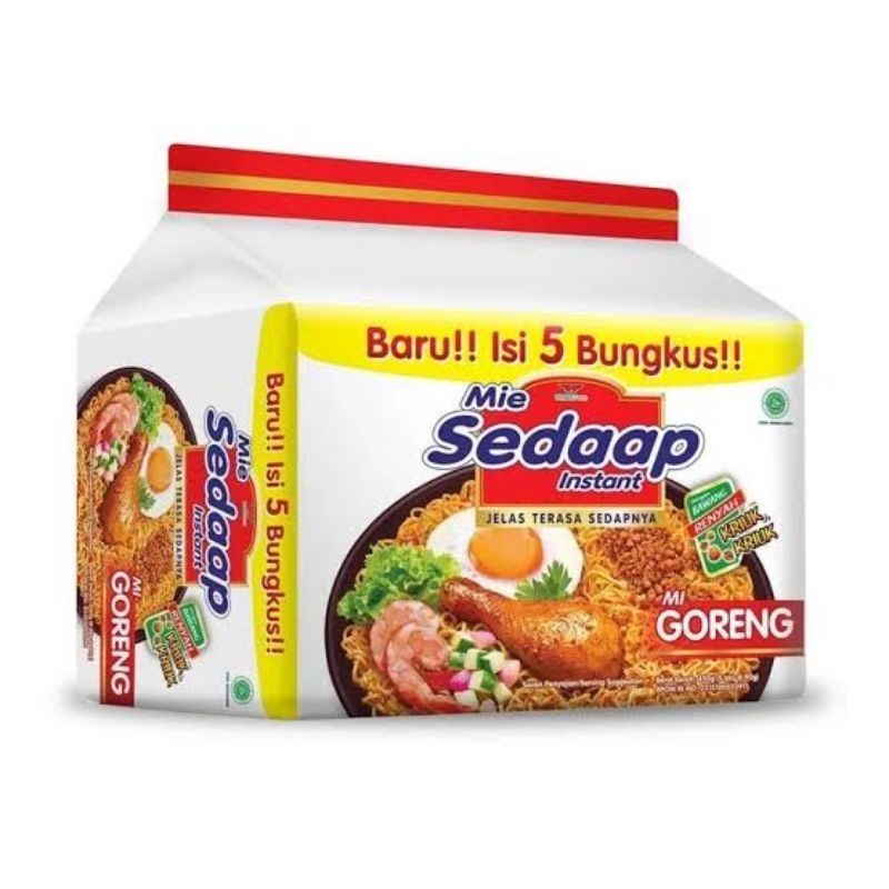 

MIE SEDAAP GORENG ISI 5PCS
