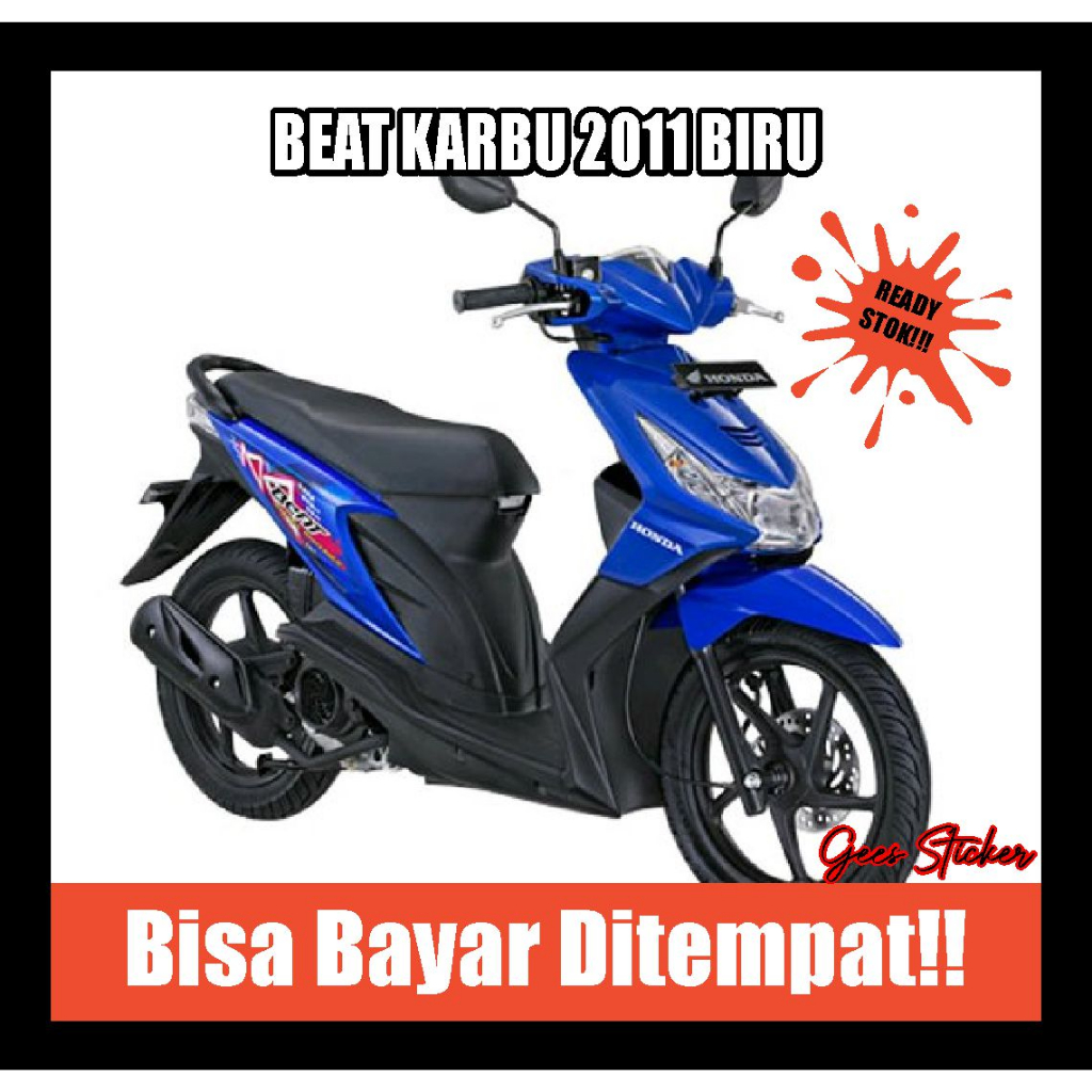 striping beat karbu 2011 biru
