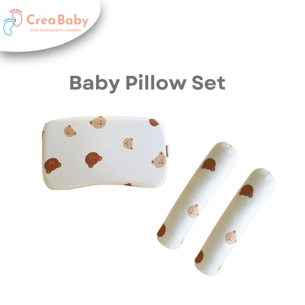 Bantal Guling Set Crea Baby | Bantal Guling 1 Set Bayi | Set Bantal Guling Bayi Newborn