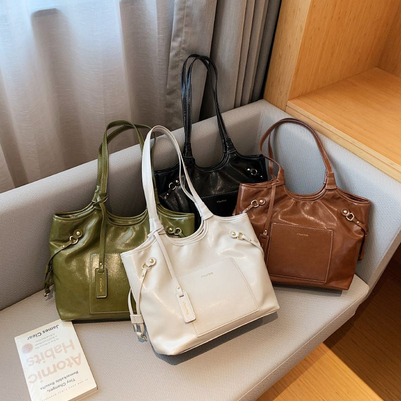 Tas Tote Bag Wanita Polos Kantoran / Kuliah Tas Wanita Import Kualitas Premium Tas Wanita Kekinian