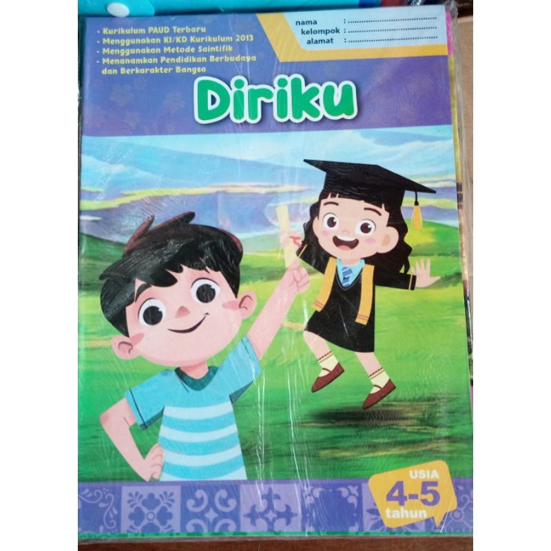 Buku TK A paket 10 buku tebal, TK A /PAUD A Tematik, K13/LKS PAUD TK usia 4-5/buku belajar TK A, SAI