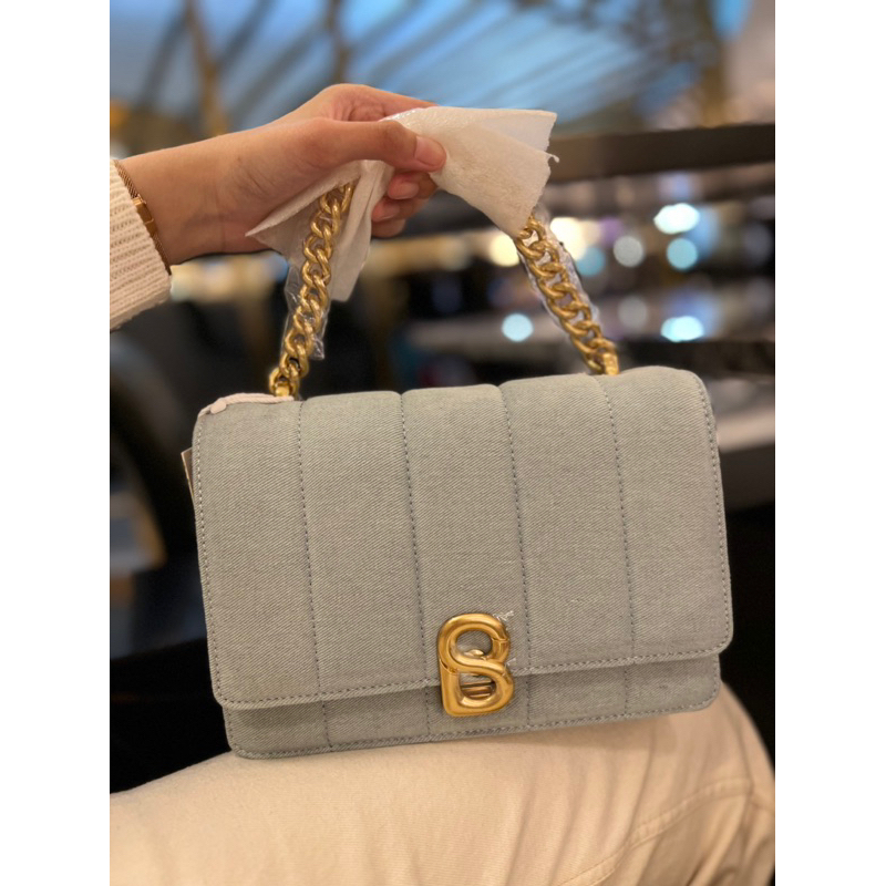 Nora Bag Denim Buttonscarves