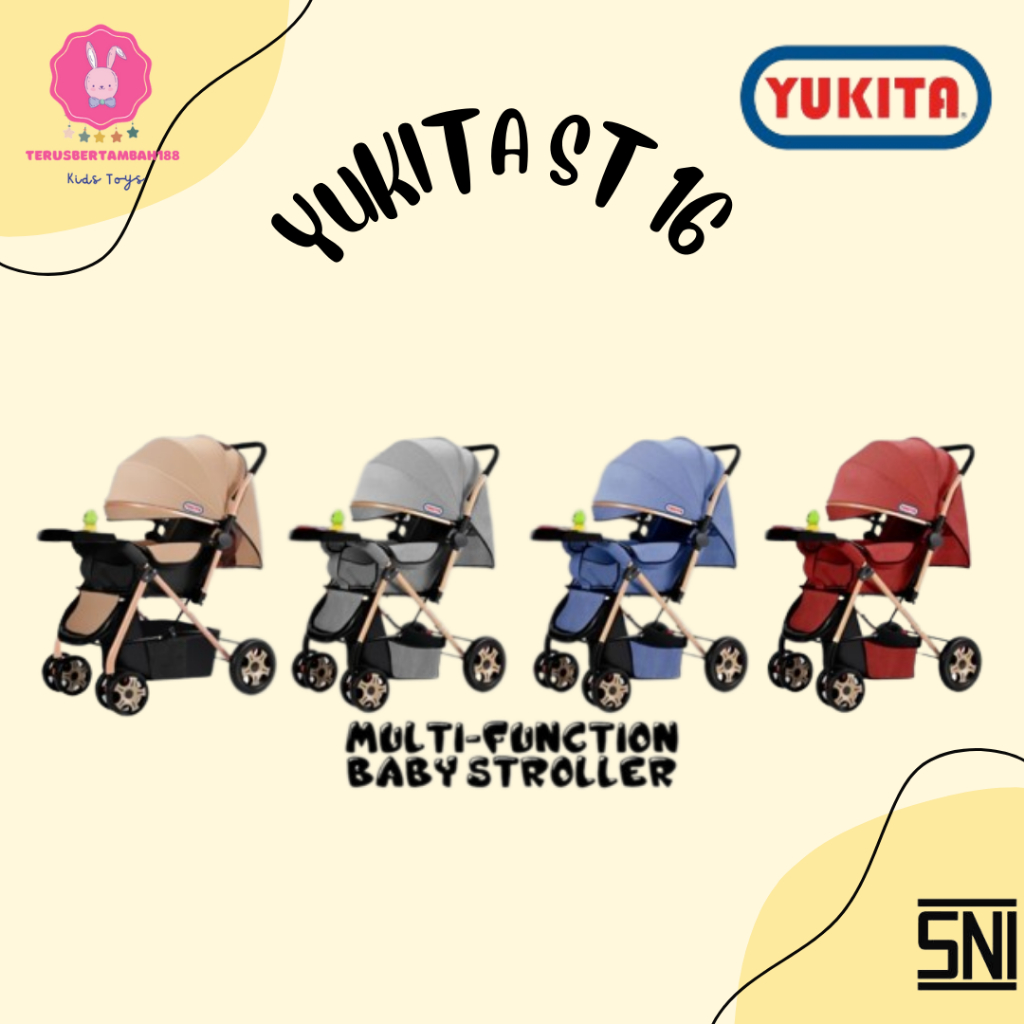 Sepeda Stroler Sepeda Roda Tiga Sepeda Dorong GYRO - YUKITA ST - 16