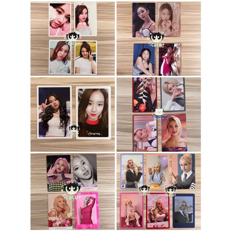 PHOTOCARD TWICE CHAEYOUNG MONOGRAPH (TCL1, Signal, Merry n Happy, What is Love?, Summer Nights, Yes 