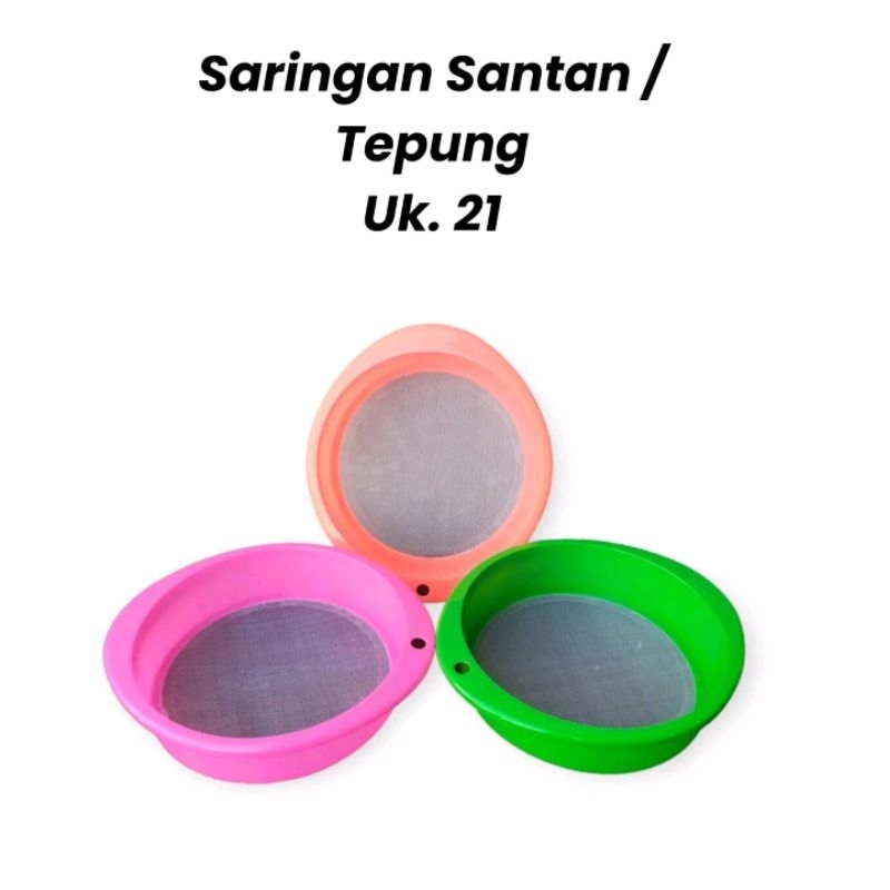 

Saringan Santan Ayakan Tepung plastik