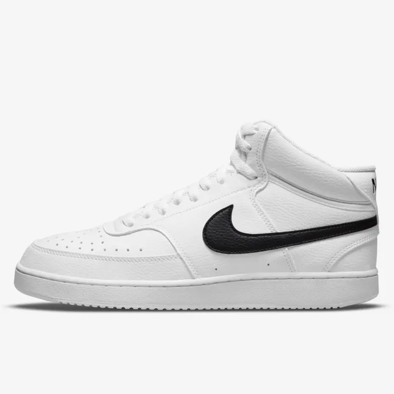 Sepatu Sneakers Nike Original Court Vision Mid Next Nature White