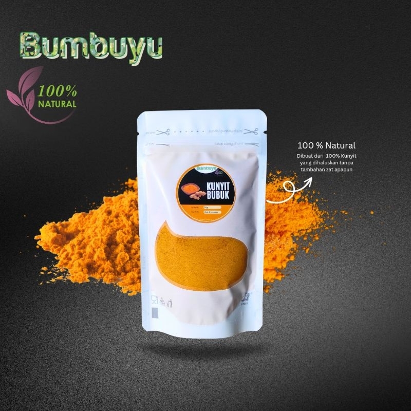 

Bumbuyu - Kunyit bubuk 100gr 50gr / Kunir Murni JSR