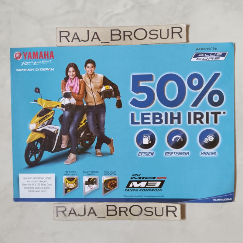 Poster brosur katalog flyer Yamaha Mio125 M3/Yamaha Mio 125 M3 2015