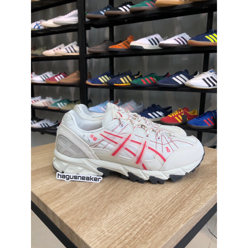 ASICS GEL-SONOMA 15-50 [WHITE/CAYENNE] HAGUSNEAKER GARANSI 100% ORIGINAL