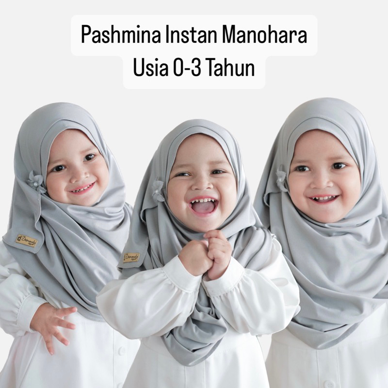 Pashmina Instan Anak Manohara 0-3 Tahun