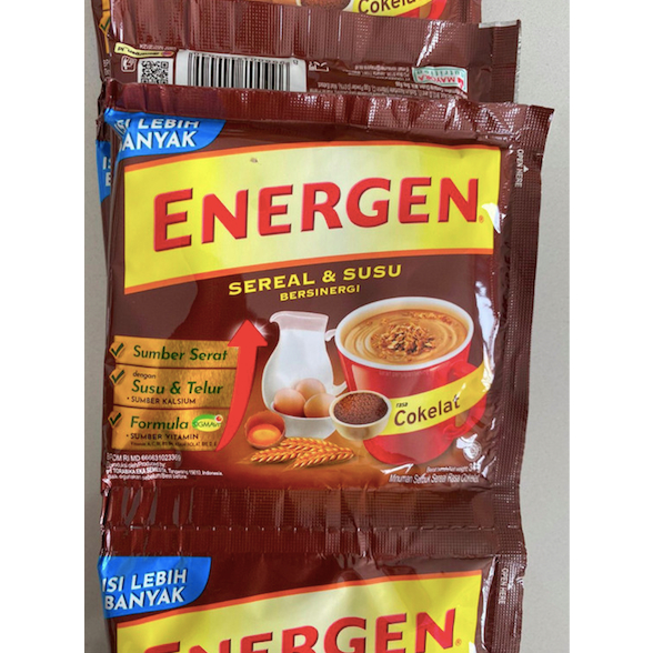 

Susu Energen sereal rasa coklat 1 Renceng isi 10 Sachet