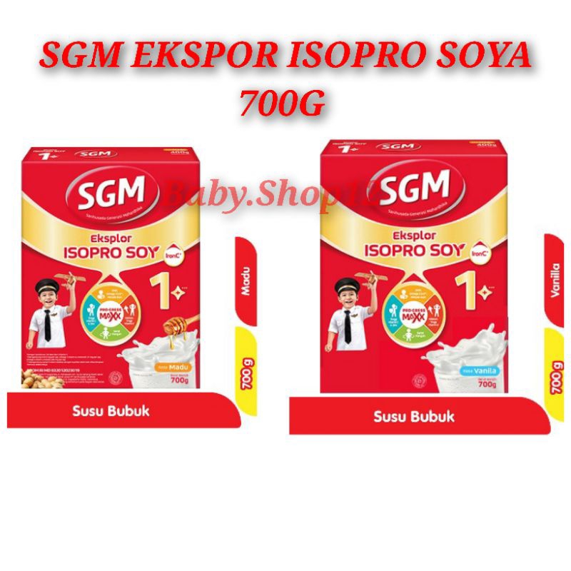 

SGM Eksplor ISOPRO SOY 1+ Madu Susu Pertumbuhan 700 g