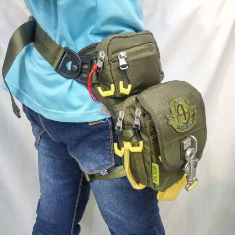 TAS PINGGANG TAS PAHA PRIA ARMY