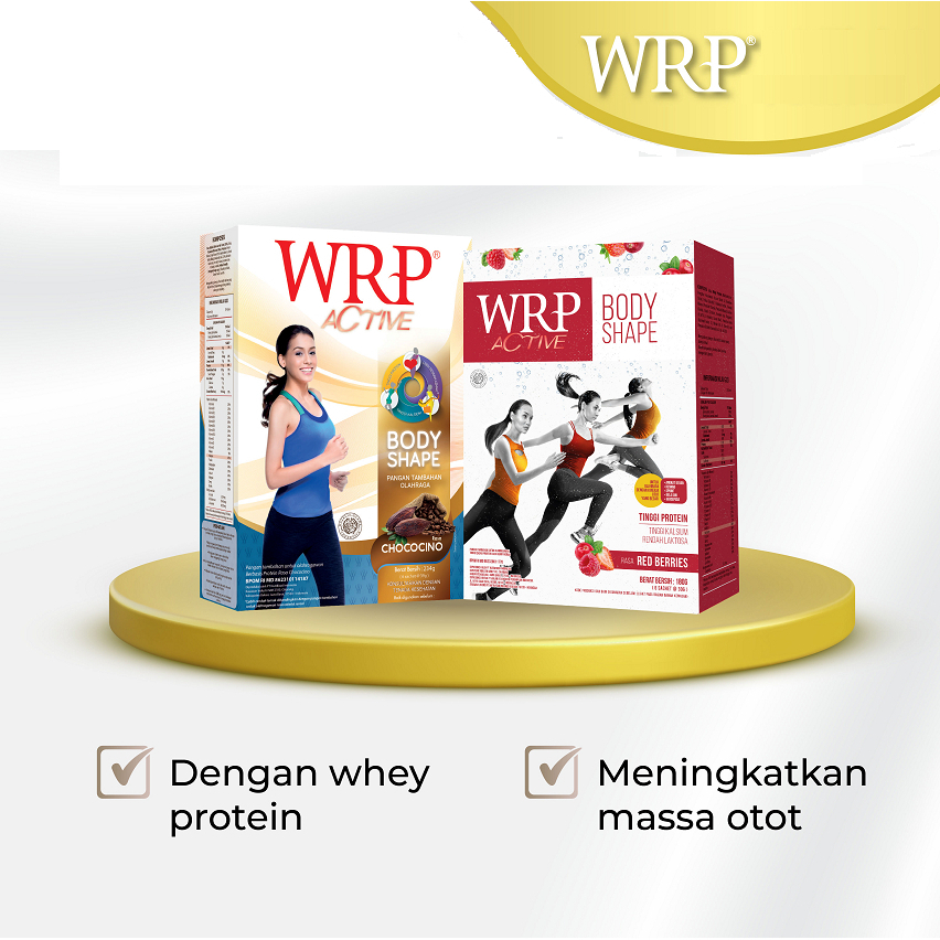 

WRP Active Bodyshape / Pangan Tambahan Olahraga All Varian isi 6 bks