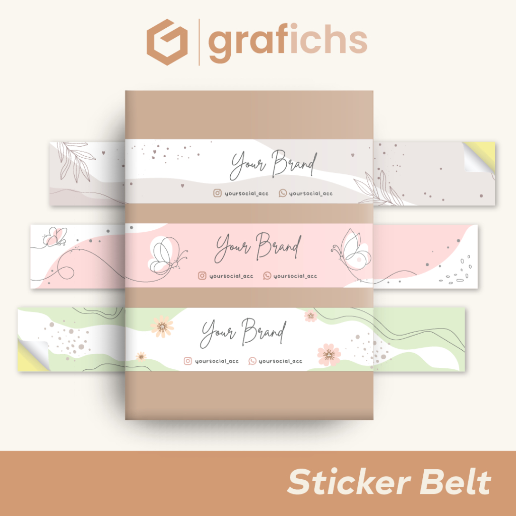 

Belt Stiker Label sleeve Hampers Custom PB01 - PB05 by Grafichs