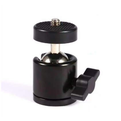 Mini Ball Head - Ball Head Ringlight - Mini Ball Head Tripod Kamera besi