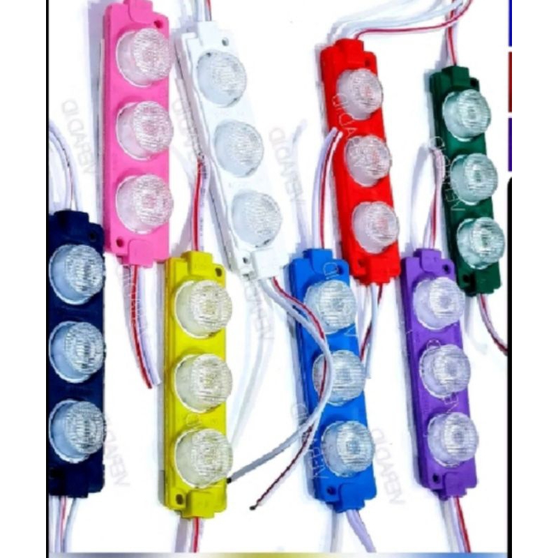 Lampu LED 1 pcs 3 mata super terang