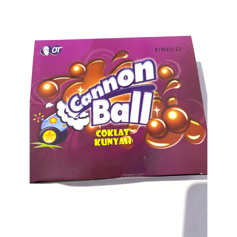 

Cannon Ball Coklat Kunyah | ISI 24