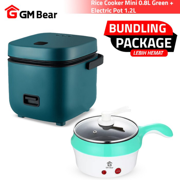 Promo BUNDLING GM Bear Rice Cooker 1222  Panci Elektrik Multifungsi 1230 Berkualitas