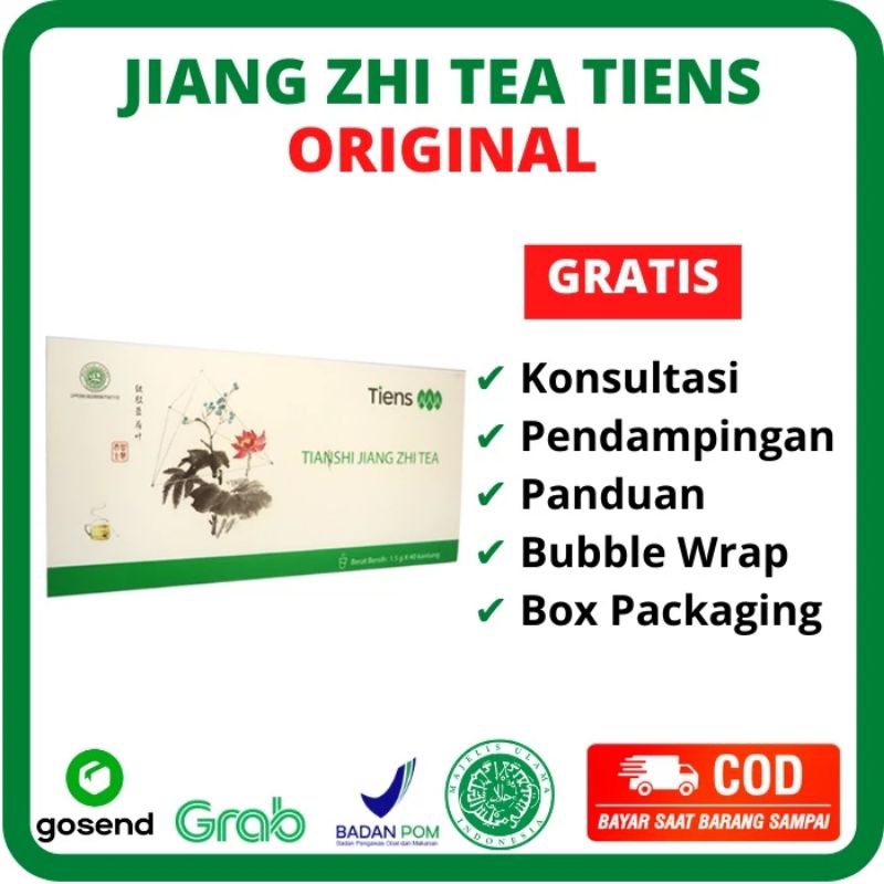 SUPLEMEN TEH DETOX JIANG ZHI TEA TERBAIK TIENS ORIGINAL