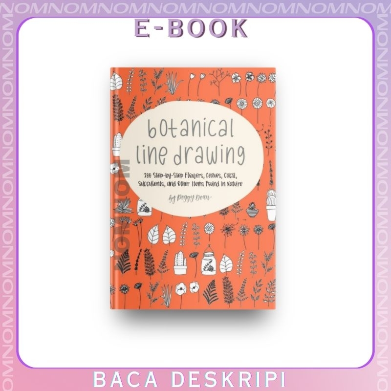 

[INGGRIS] BOTANICAL LINE DRAWING