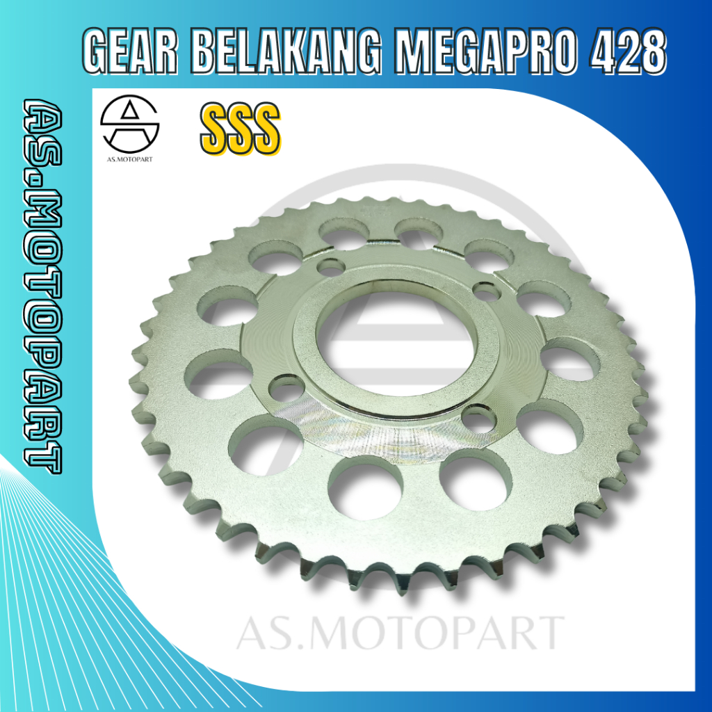 Gear belakang megapro sss gear belakang cb cbr crf supra gear belakang gear depan megapro 40T/42T/43
