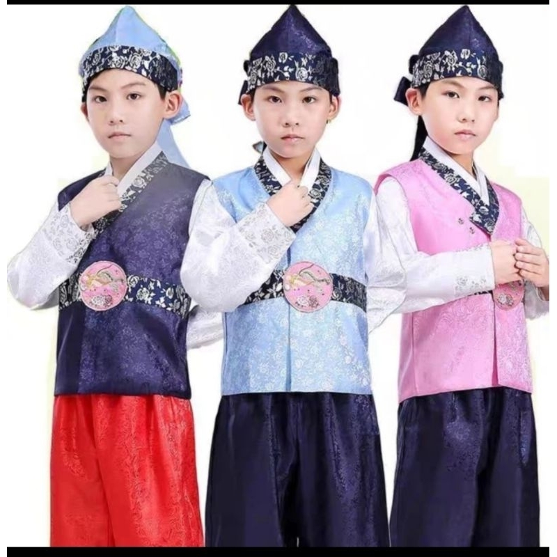 korean hanbok boy costume | kostum korea hanbok anak laki laki