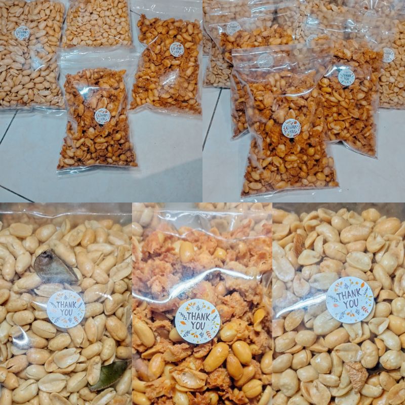 

Kacang Telur Kacang Goreng Kacang Impor Goreng plus bawang dan daun jeruk