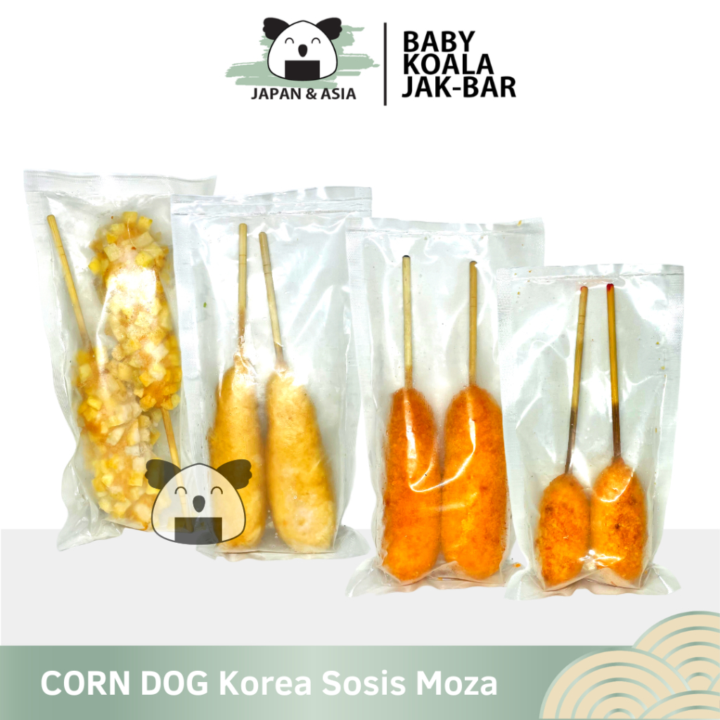 

CORN DOG Korea 2 Pcs | Korean Corndog Mozzarela Cheese Potato...