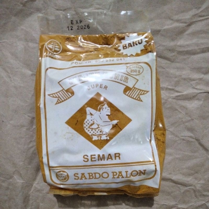 

SERBUK KUNYIT(BUBUK KUNIR) SABDO PALON 250gr