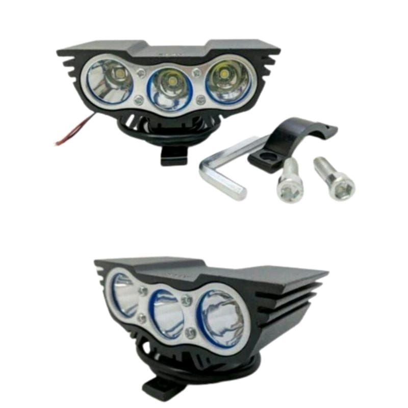 LAMPU TEMBAK LED OWL 3 MATA LAMPU SOROT LED OWL 3 MATA BURUNG HANTU