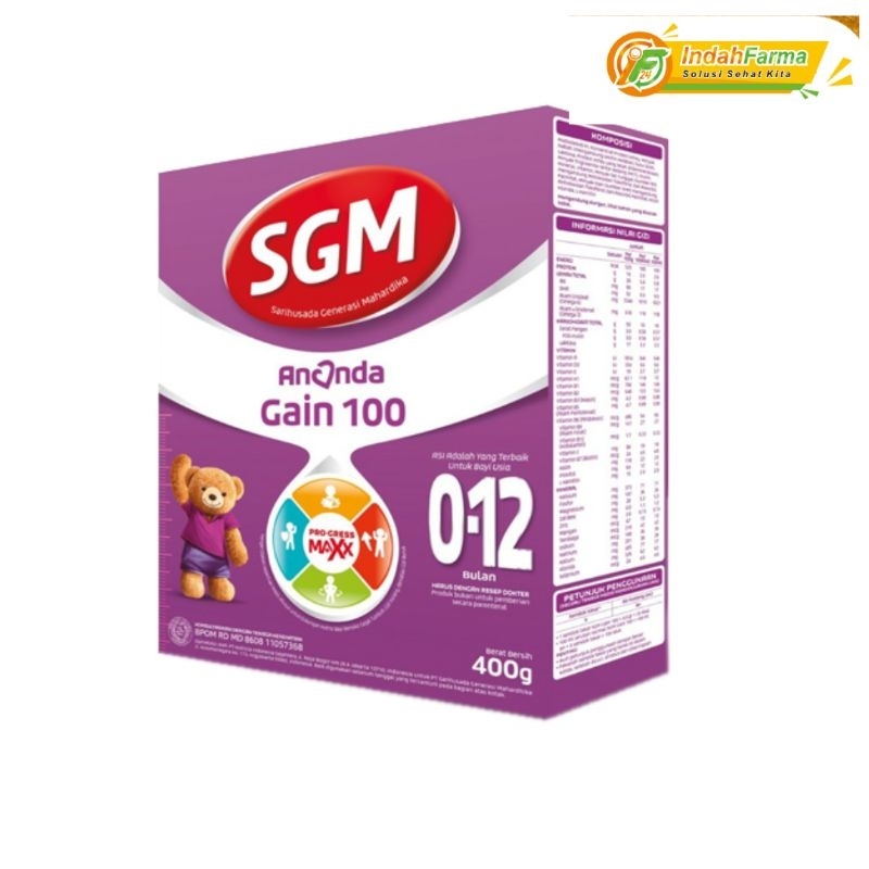 

SGM GAIN ANANDA 0-12 BULAN