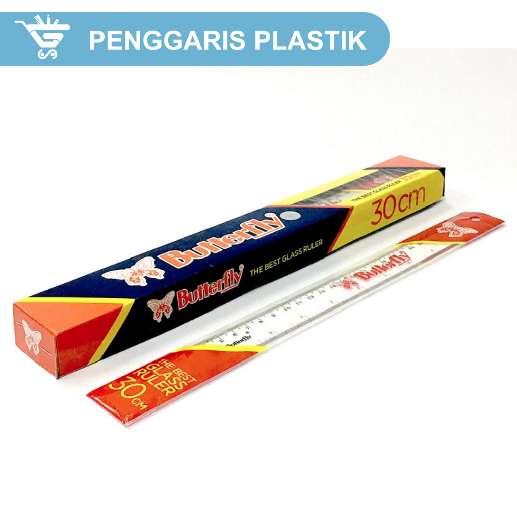 

Penggaris Butterfly 30 cm/ Penggaris Murah