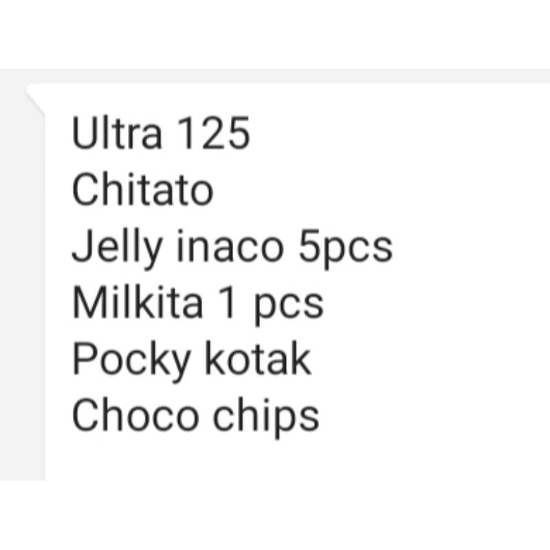 

order request 40pkt Snack ultah