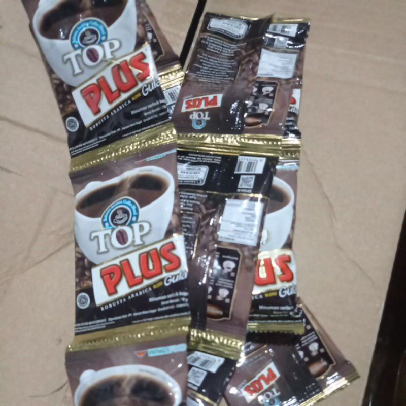 

TOP KOPI PLUS 1 RENCENG ISI 10 SACHET